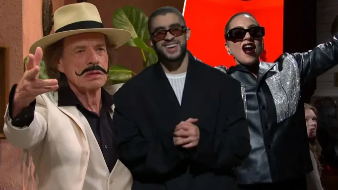 Bad Bunny Makes Splashy Spanglish ‘SNL’ Debut With A Little Help From Mick Jagger & Lady Gaga
